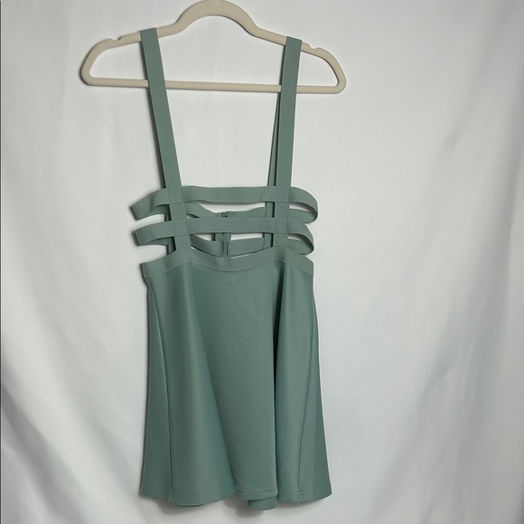 New Allegra K Mint Strappy Dress Women’s Size Medium  Overall Dress Short - Picture 1 of 3